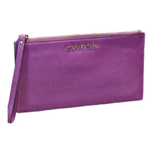 Women Michael Kors Purple Clutch/Wristlet